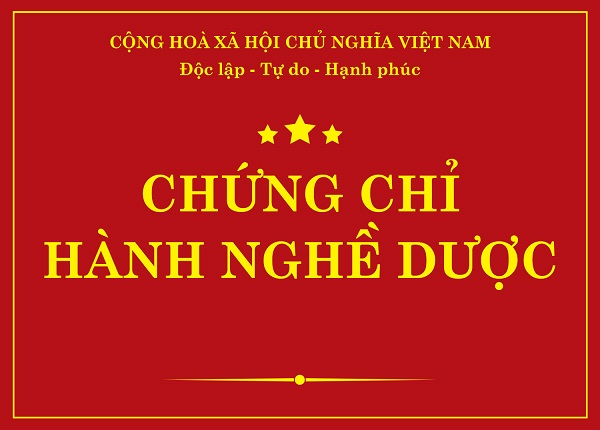 Mẫu chứng chỉ hành nghề dược mới nhất năm 2023