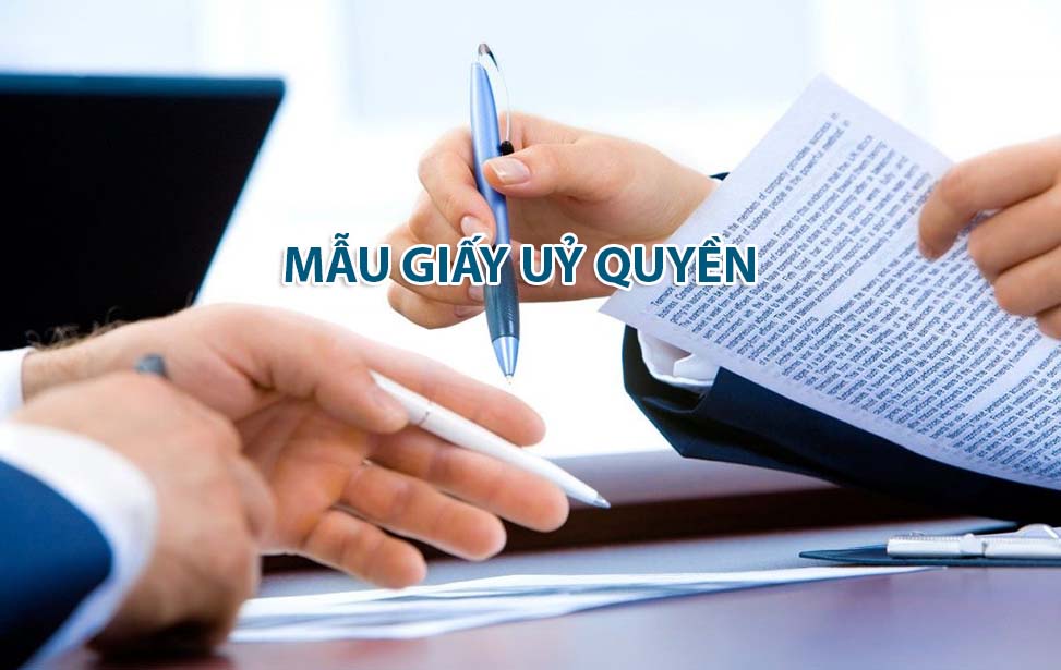 Mẫu giấy ủy quyền làm việc với công an