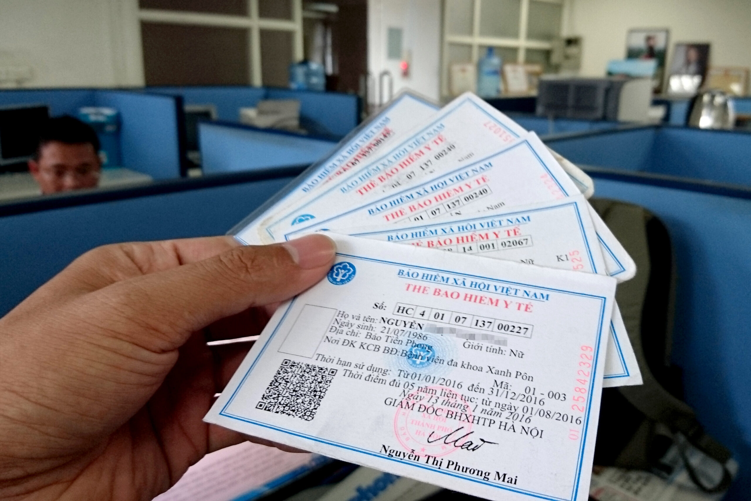 Mã thẻ BHYT thân nhân công an