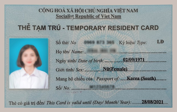 Làm thẻ tạm trú cho người nước ngoài online